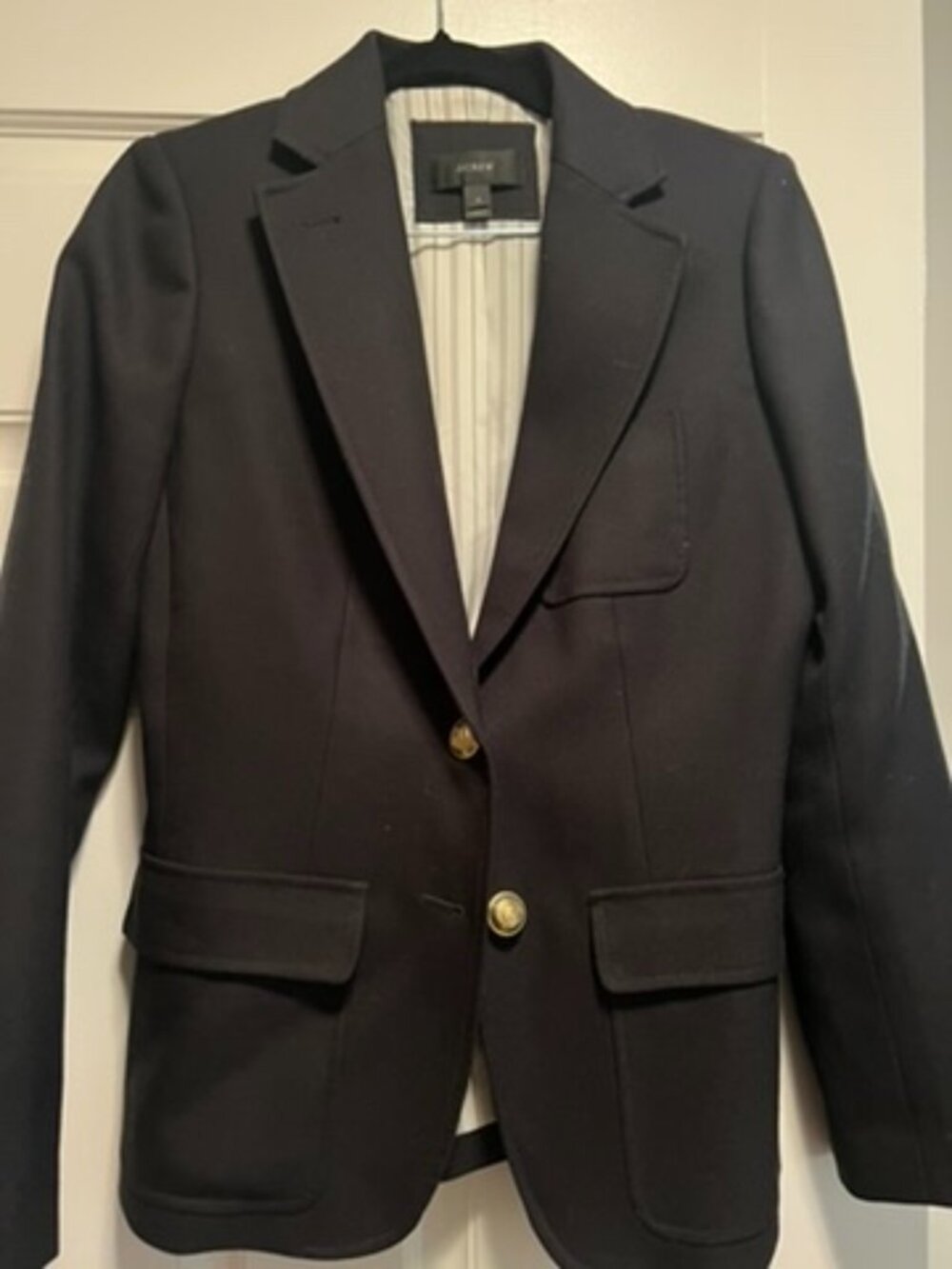 Navy Blue J Crew Blazer Womens Size 4